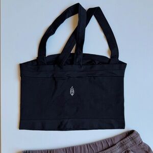Free People movement black stretchy tank